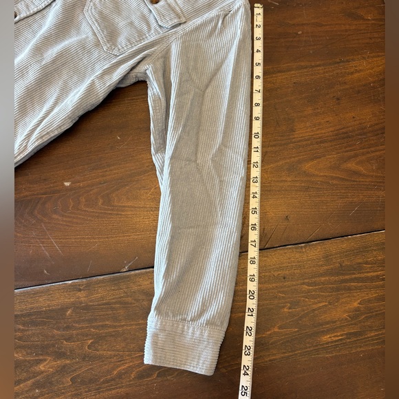 Buffalo David Bitton Light Gray Corduroy Shirt - Picture 3 of 8